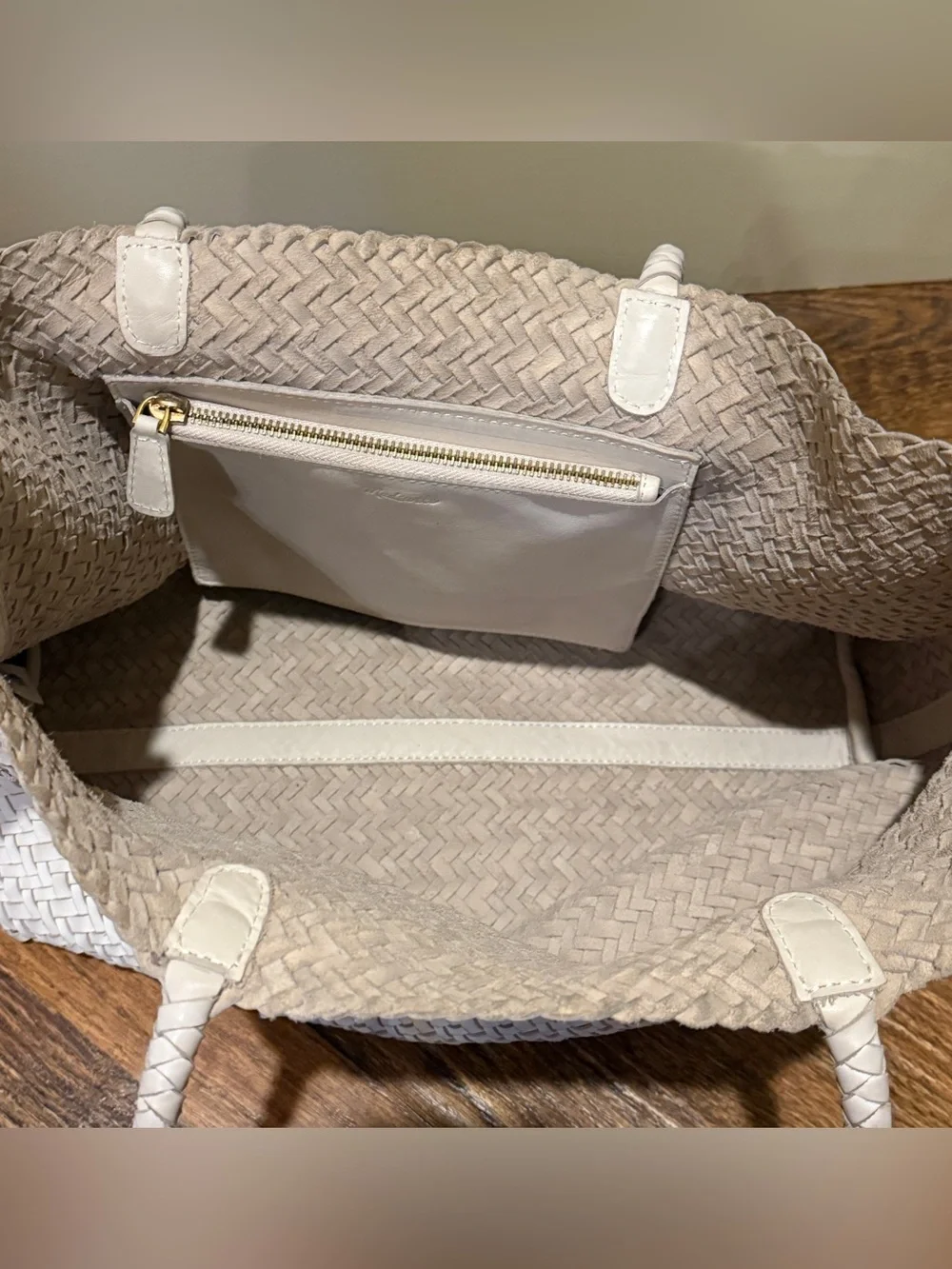 Madewell The Signature Woven Tote Leather Shoulder Bag